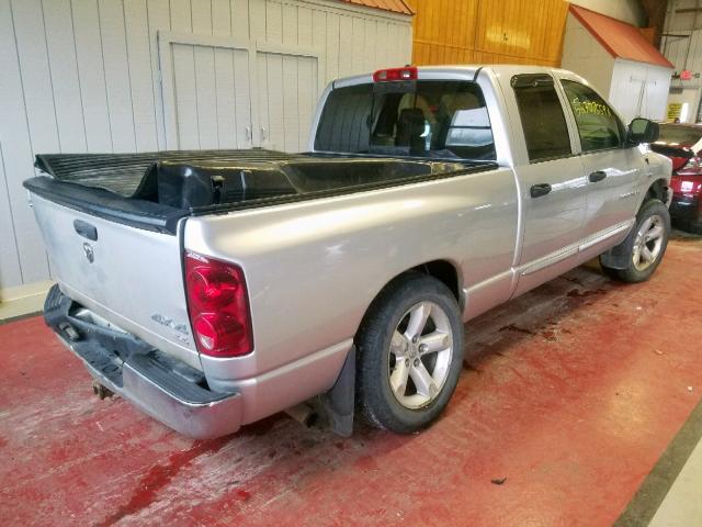 1D7HU18207J505324 - 2007 DODGE RAM 1500 S SILVER photo 4