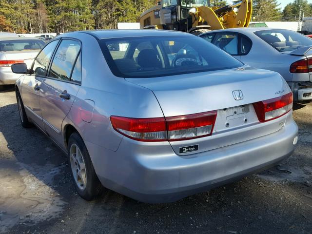 1HGCM55194A041888 - 2004 HONDA ACCORD DX SILVER photo 3