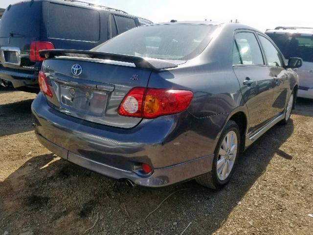 2T1BU4EE0AC430952 - 2010 TOYOTA COROLLA BA GRAY photo 4