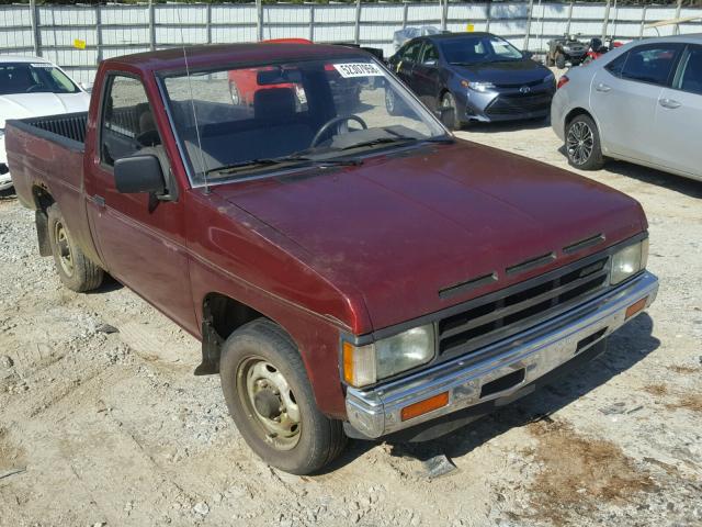 1N6ND11S3KC405803 - 1989 NISSAN D21 SHORT BURGUNDY photo 1