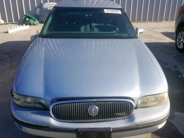 1G4HP52K8VH575574 - 1997 BUICK LESABRE CU BLUE photo 9