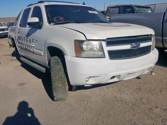 3GNFK12357G149521 - 2007 CHEVROLET AVALANCHE WHITE photo 1