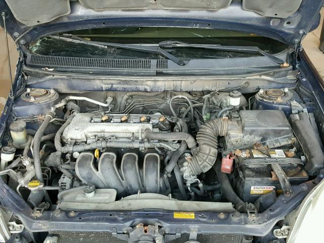 2T1KR32E45C445413 - 2005 TOYOTA COROLLA MA BLUE photo 7