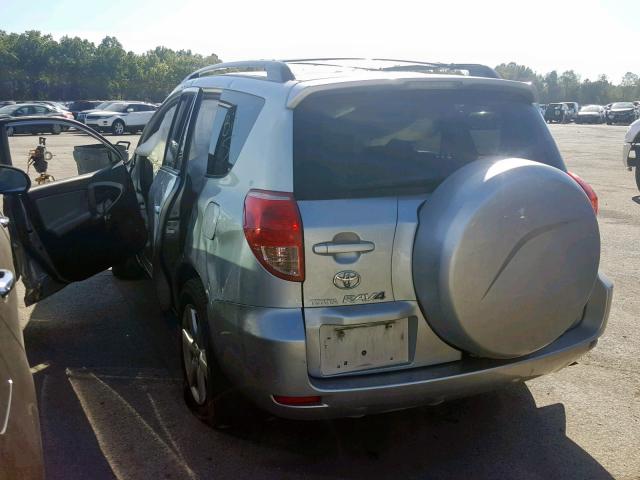 JTMBK31V985058623 - 2008 TOYOTA RAV4 LIMIT SILVER photo 3