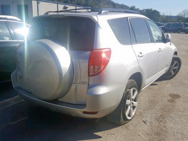 JTMBK31V985058623 - 2008 TOYOTA RAV4 LIMIT SILVER photo 4