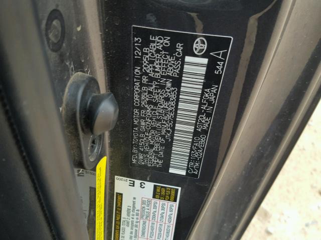 JTKJF5C75E3083853 - 2014 TOYOTA SCION TC Qara foto 10