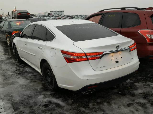 4T1BK1EB0EU127801 - 2014 TOYOTA AVALON BAS WHITE photo 3