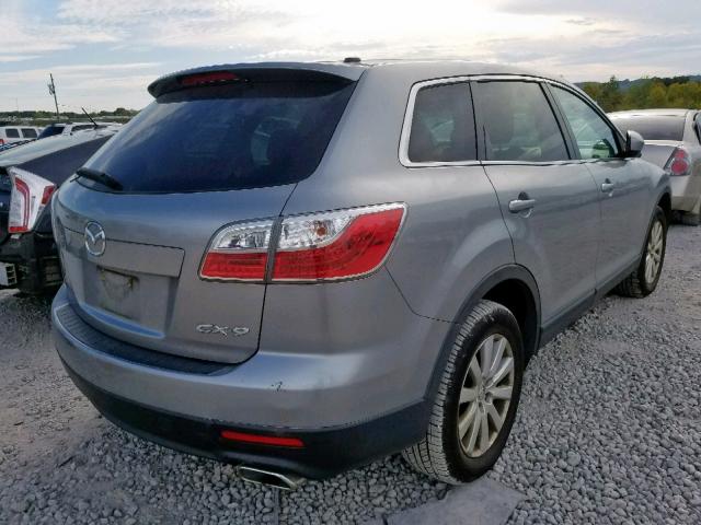 JM3TB2MA0A0225159 - 2010 MAZDA CX-9 GRAY photo 4