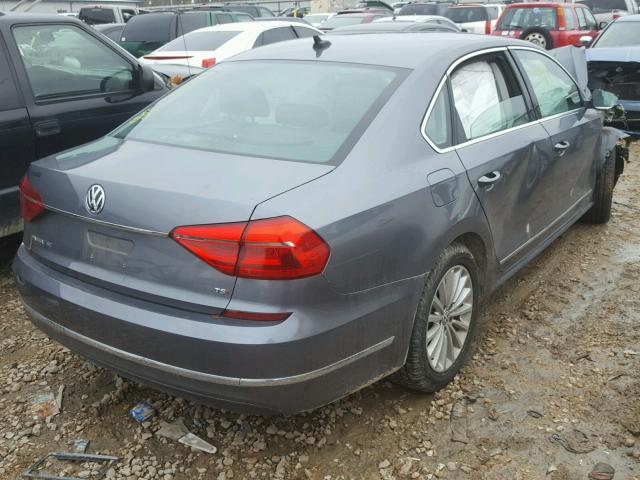 1VWBS7A38GC007224 - 2016 VOLKSWAGEN PASSAT SE GRAY photo 4