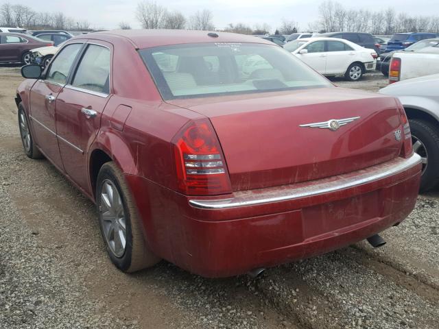 2C3KA63H07H683645 - 2007 CHRYSLER 300C RED photo 3