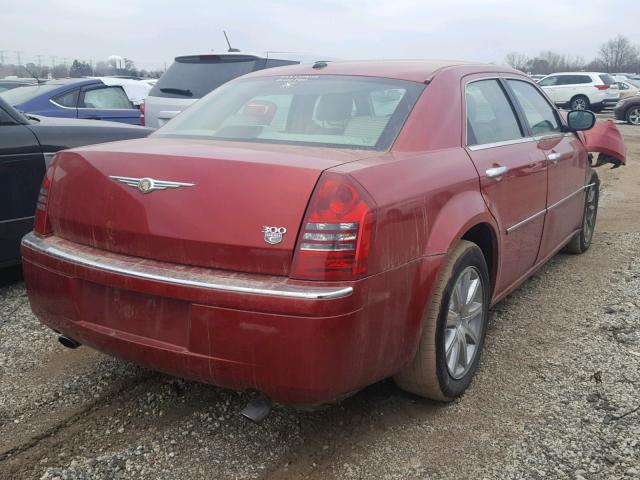 2C3KA63H07H683645 - 2007 CHRYSLER 300C RED photo 4