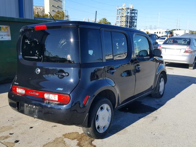 JN8AZ2KR9DT302509 - 2013 NISSAN CUBE S BLACK photo 4