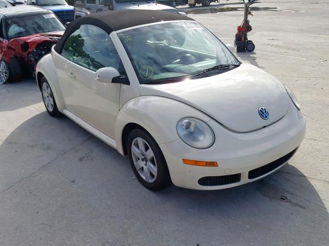 3VWRF31Y57M408610 - 2007 VOLKSWAGEN NEW BEETLE WHITE photo 1