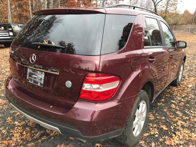 4JGBB86E76A080724 - 2006 MERCEDES-BENZ ML 350 RED photo 5