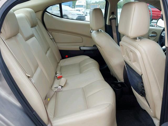 2G2WP552561206834 - 2006 PONTIAC GRAND PRIX GOLD photo 6