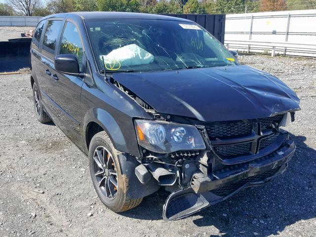 2C4RDGBGXHR745662 - 2017 DODGE GRAND CARA BLACK photo 1