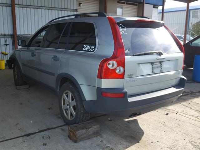 YV1CZ592951168378 - 2005 VOLVO XC90 SILVER photo 3