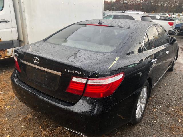 JTHBL46F675047984 - 2007 LEXUS LS 460 BLACK photo 4