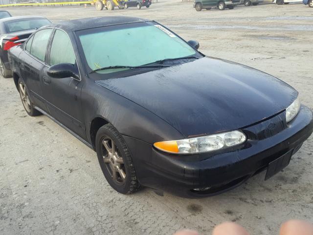 1G3NF52E51C168114 - 2001 OLDSMOBILE ALERO GLS BLACK photo 1