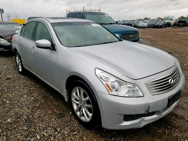 JNKCV61F49M351079 - 2009 INFINITI G37 SILVER photo 1