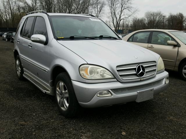 4JGAB57E35A552473 - 2005 MERCEDES-BENZ ML 350 SILVER photo 1