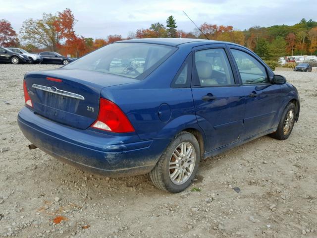 1FAFP3830YW384446 - 2000 FORD FOCUS ZTS BLUE photo 4