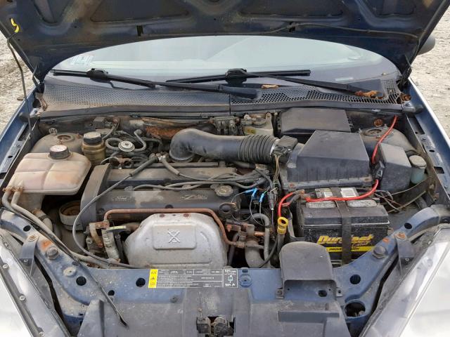 1FAFP3830YW384446 - 2000 FORD FOCUS ZTS BLUE photo 7
