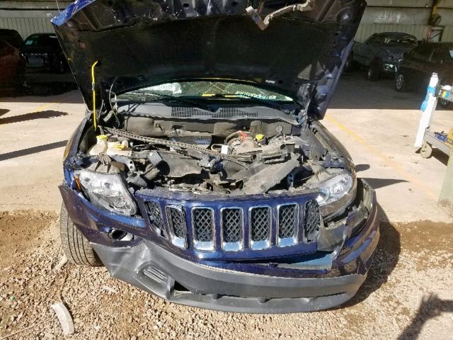 1C4NJCBA4GD568801 - 2016 JEEP COMPASS SP BLUE photo 7