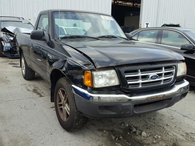 1FTYR10U21TA60976 - 2001 FORD RANGER BLACK photo 1