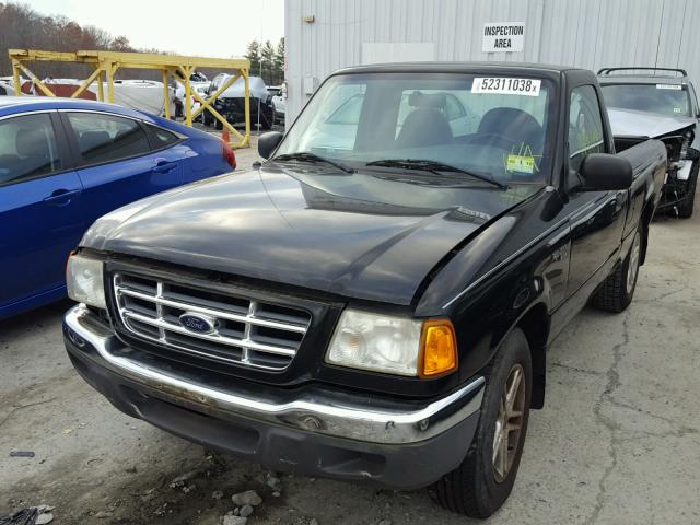 1FTYR10U21TA60976 - 2001 FORD RANGER BLACK photo 2