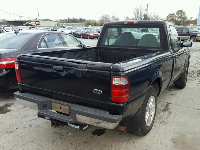 1FTYR10U21TA60976 - 2001 FORD RANGER BLACK photo 4