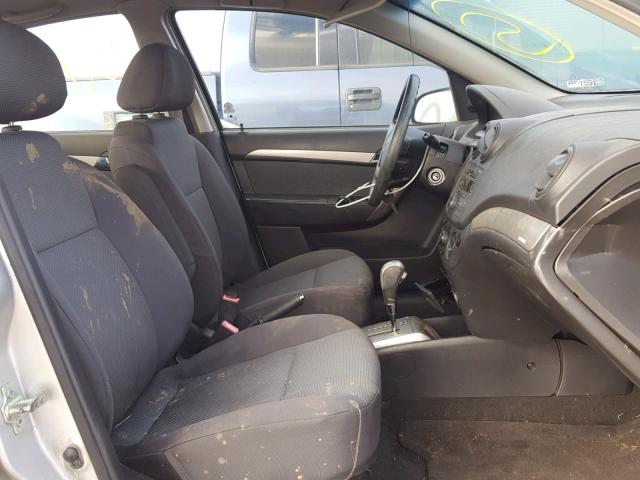 KL1TD56618B085710 - 2008 CHEVROLET AVEO BASE Сұр фото 5