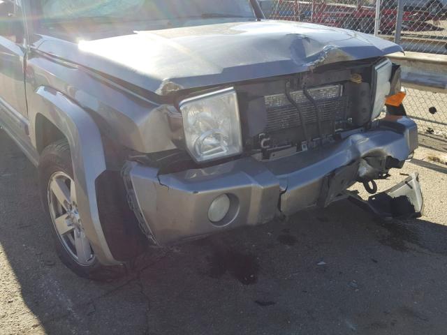 1J8HG48P07C679115 - 2007 JEEP COMMANDER Boz foto 9