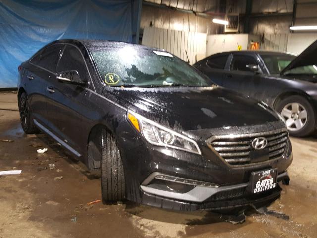 5NPE34AB2FH247388 - 2015 HYUNDAI SONATA SPO BLACK photo 1