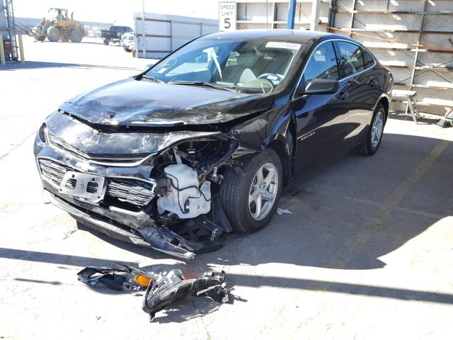 1G1ZB5ST9JF214451 - 2018 CHEVROLET MALIBU LS 黑色 照片 2
