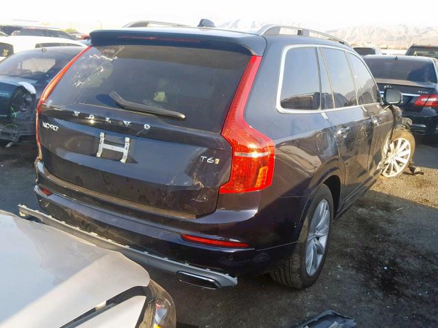 YV4A22PK6K1502300 - 2019 VOLVO XC90 T6 MO BLUE photo 4