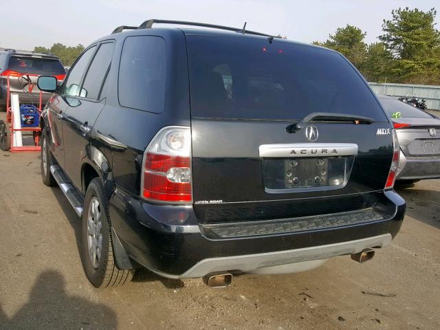 2HNYD18826H503163 - 2006 ACURA MDX TOURIN BLACK photo 3