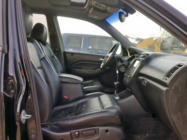 2HNYD18826H503163 - 2006 ACURA MDX TOURIN BLACK photo 5