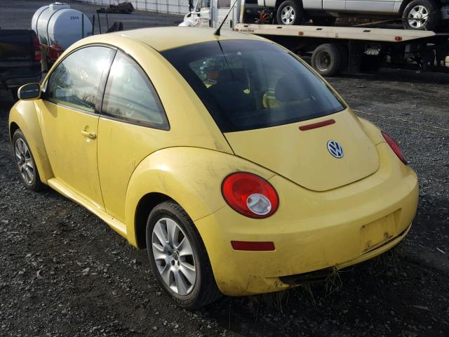 3VWRG31CX8M500329 - 2008 VOLKSWAGEN NEW BEETLE YELLOW photo 3