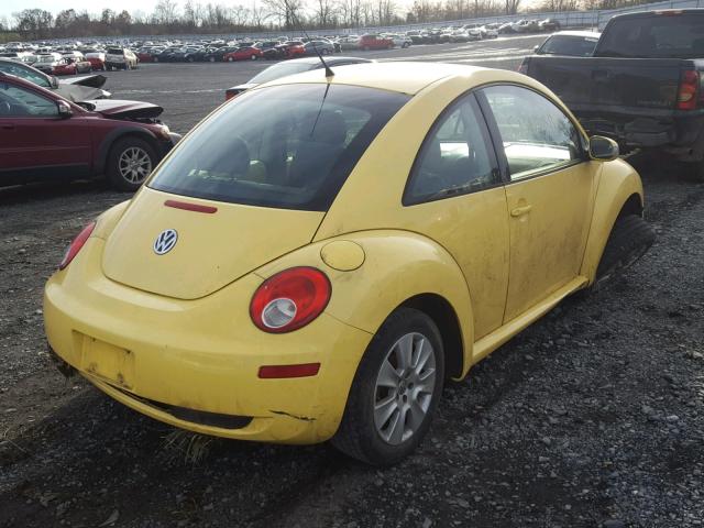 3VWRG31CX8M500329 - 2008 VOLKSWAGEN NEW BEETLE YELLOW photo 4