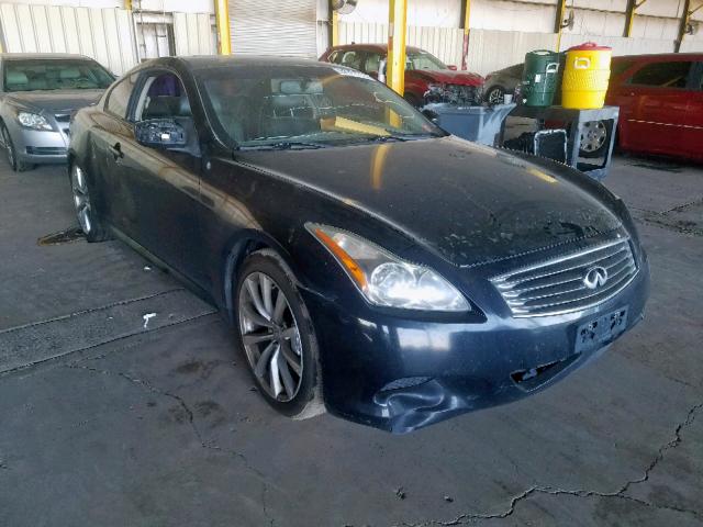 JNKCV64E88M130540 - 2008 INFINITI G37 BASE BLACK photo 1