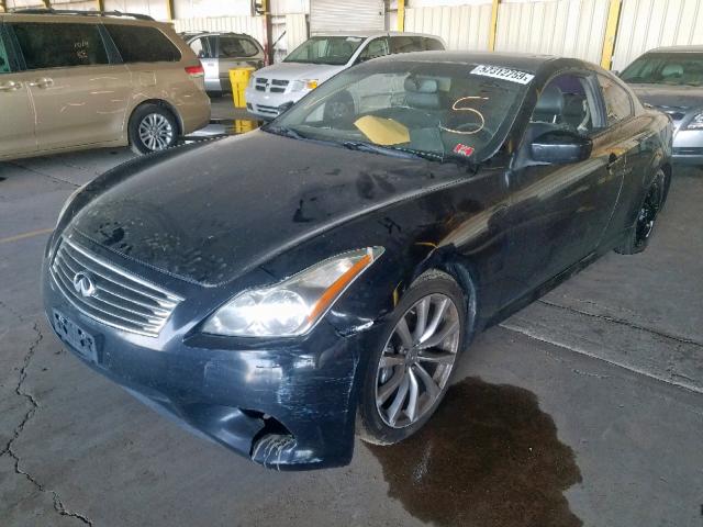 JNKCV64E88M130540 - 2008 INFINITI G37 BASE BLACK photo 2