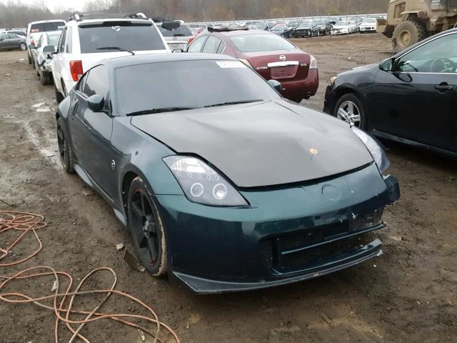 JN1AZ34E33T019567 - 2003 NISSAN 350Z COUPE TEAL photo 1