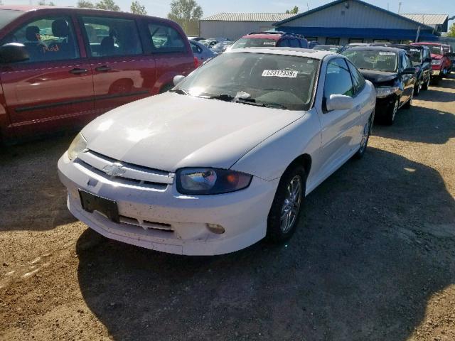 1G1JH12F937292594 - 2003 CHEVROLET CAVALIER L WHITE photo 2