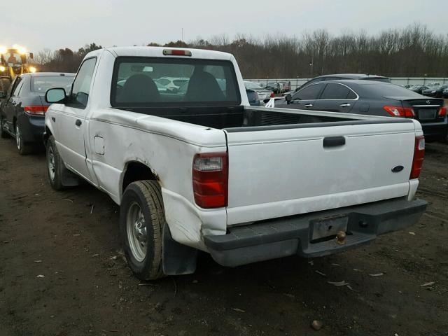 1FTYR10C61TA43024 - 2001 FORD RANGER WHITE photo 3