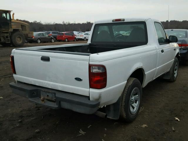 1FTYR10C61TA43024 - 2001 FORD RANGER WHITE photo 4