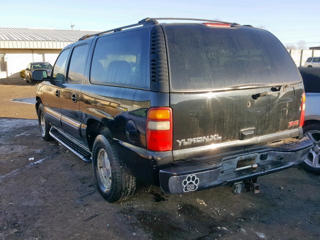 3GKFK16Z22G281656 - 2002 GMC YUKON XL K BLACK photo 3