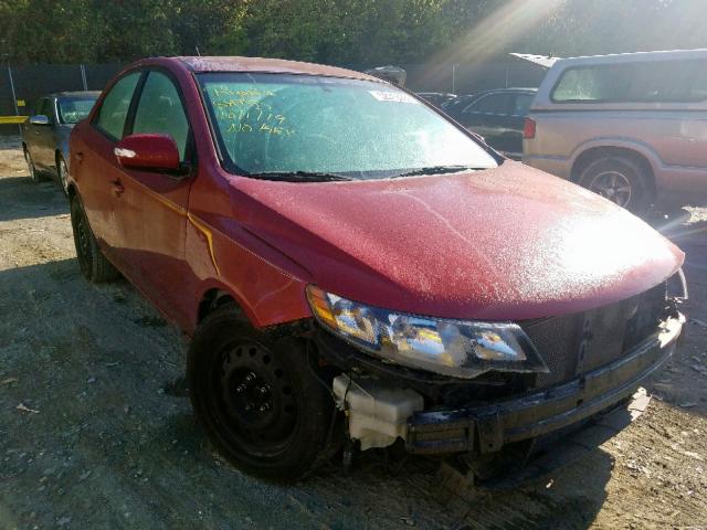 KNAFU4A21A5246787 - 2010 KIA FORTE EX RED photo 1