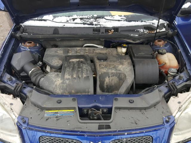 1G2AL15F777240134 - 2007 PONTIAC G5 BLUE photo 7