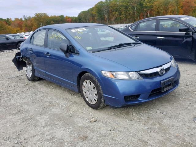 2HGFA16309H356991 - 2009 HONDA CIVIC VP BLUE photo 1